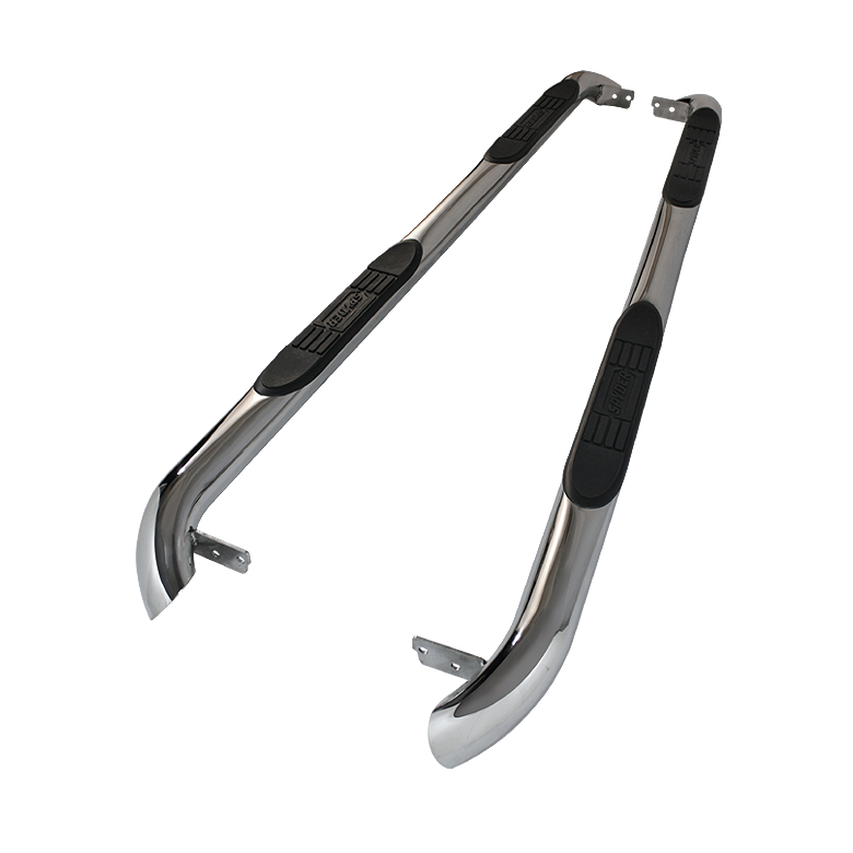 Mercedes M-Class 06-11 - 3 Inch Round Side Step Bar - T-304 Stainless Steel - Polished