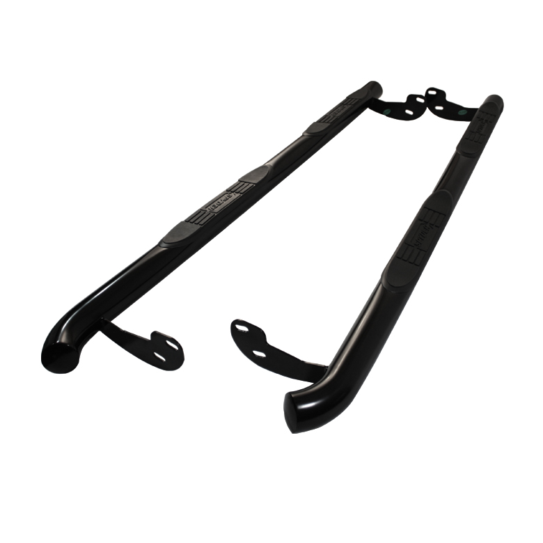 Nissan Pathfinder 99.5-04 - 3 Inch Round Side Step Bar - Powder Coated - Black