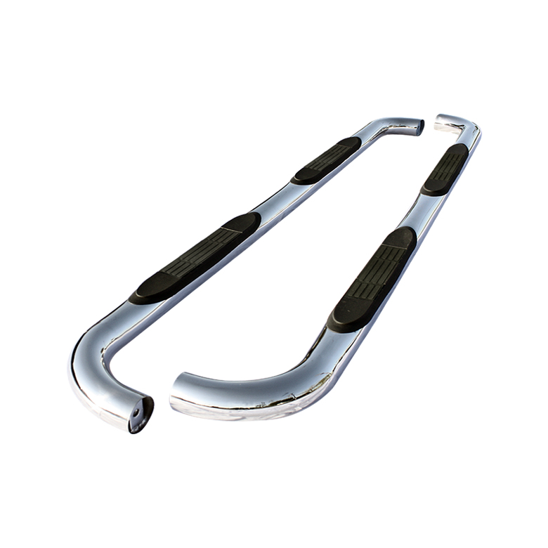 Toyota 4-Runner 10-12 (Non Trail Edition) - 3 Inch Round Side Step Bar - T-304 Stainless Steel - Polished