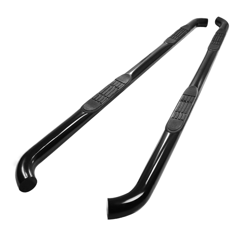 Toyota Tundra 07-13 CrewMax 3 Inch Round Side Step Bar - Powder Coated - Black