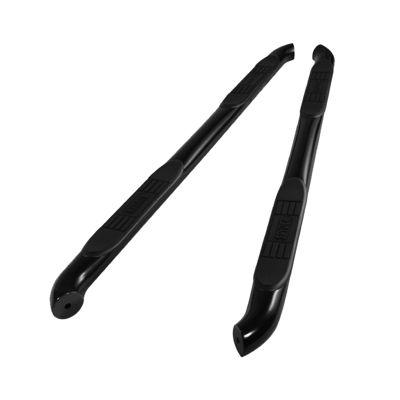 Toyota Tundra Double Cab 07-13 (Cradle Mounting) - 3 Inch Round Side Step Bar - Powder Coated - Black