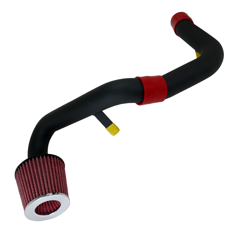 2001-2005 Honda Civic Cold Air Intake Red Filter Black Pipe