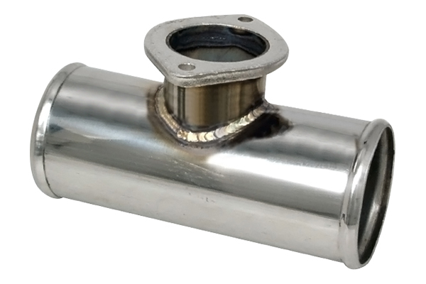 Universal Chrome Blow Off Adaptor Flange Pipe 2.75 Inch