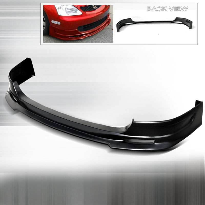 2002-2005 Honda Civic Abs Plastic Front Lip - Si Style Si Only