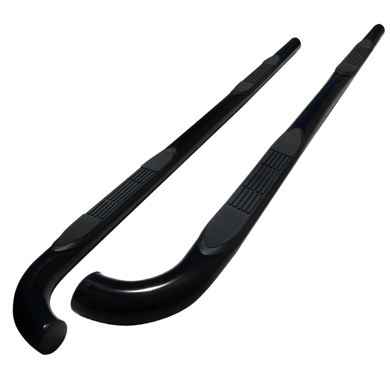 2001-2004 Toyota Tacoma 3 Inches Round Side Step Bar - Black -double Cab