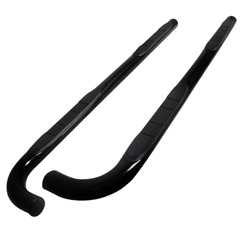 2002-2009 Chevrolet Trailblazer 3 Inches Round Side Step Bar - Black