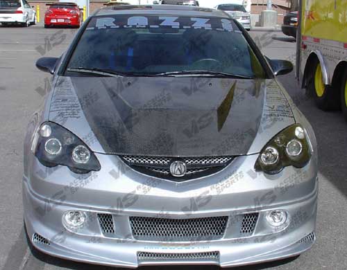 2002-2007 Acura Rsx Invader Type 6 Carbon Fiber Hood