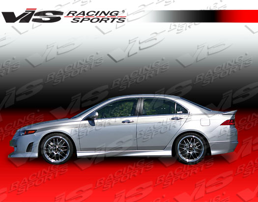 2004-2008 Acura Tsx 4Dr Techno R Side Skirts