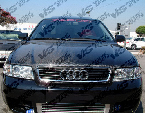 1996-2001 Audi A4 4Dr Oem Style Carbon Fiber Hood