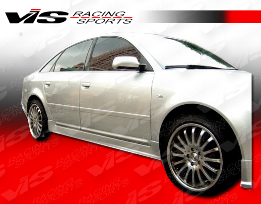 1998-2004 Audi A6 4Dr A Tech Side Skirts