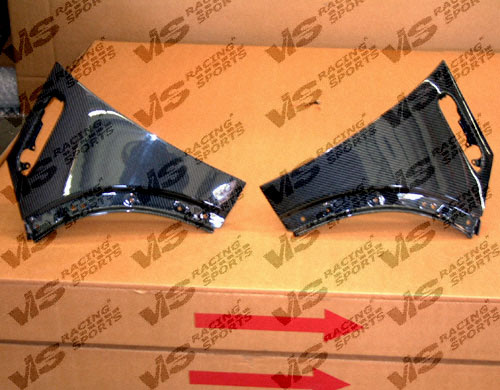 2002-2007 Bmw Mini Cooper 2Dr Oem Style Carbon Fiber Fenders