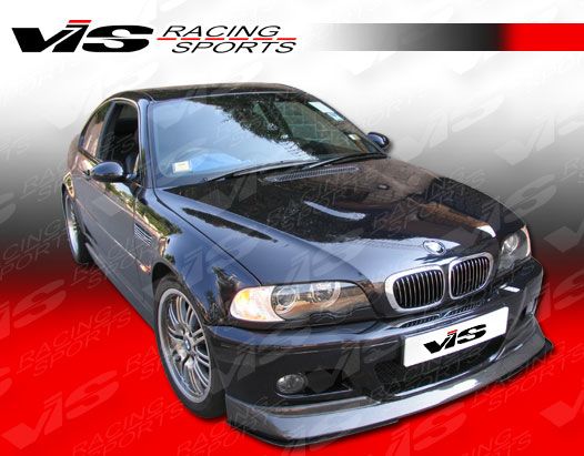 1999-2005 Bmw E46 With M3 Conversion Bumper V-Spec Carbon Lip