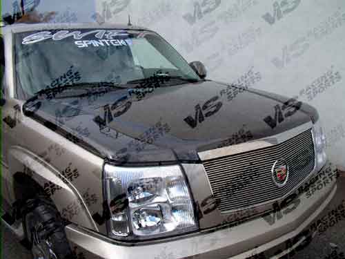 2002-2004 Cadillac Escalade 4Dr Oem Style Carbon Fiber Hood