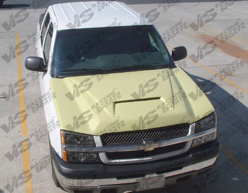 2002-2006 Chevrolet Avalanche Fiber Glass Outlaw Type 1 Hood