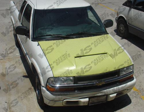 1994-2004 Chevrolet S10 Fiber Glass Outlaw Type 1 Hood