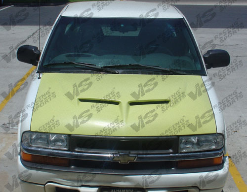 1994-2004 Chevrolet S10 Fiber Glass Outlaw Type 2 Hood