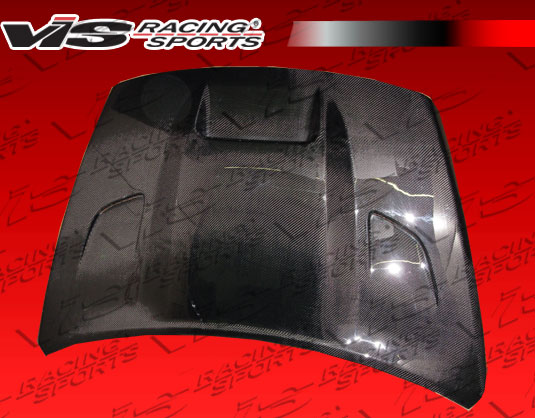 2007-2008 Dodge Caliber 4Dr Srt Blk Carbon Fiber Hood