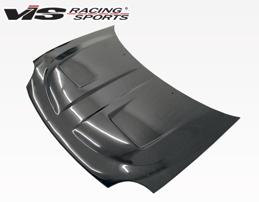 1995-1999 Dodge Neon 2Dr/4Dr Xtreme Gt Blk Carbon Fiber Hood