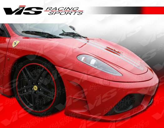 2005-2009 Ferrari F430 Scuderia Style Front Bumper With Carbon F