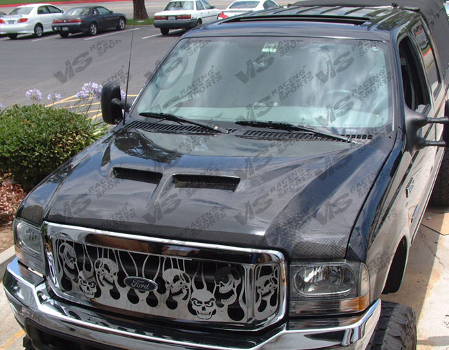 2000-2006 Ford Excursion 4Dr Outlaw Series I Carbon Fiber Hood