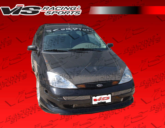 2005-2007 Ford Focus 2Dr/4Dr Oem Style Carbon Fiber Hood