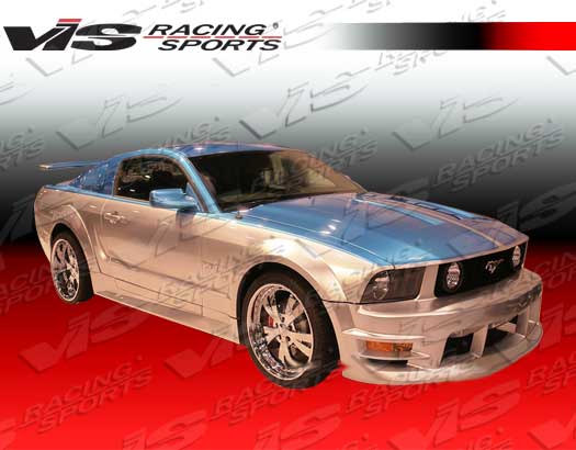 2005-2009 Ford Mustang 2Dr Burn Out Side Skirts