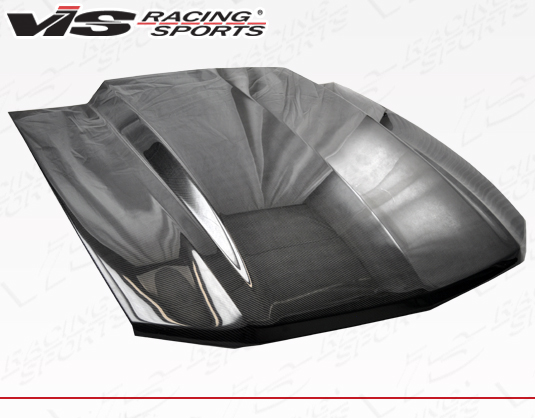 2010-2012 Ford Mustang 2Dr Cowl Induction Carbon Fiber Hood