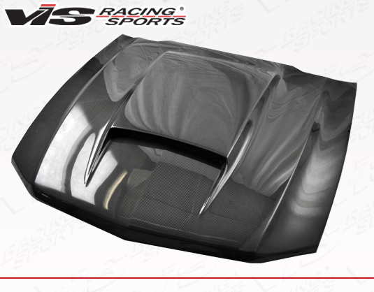 2010-2012 Ford Mustang 2Dr Stalker Carbon Fiber Hood