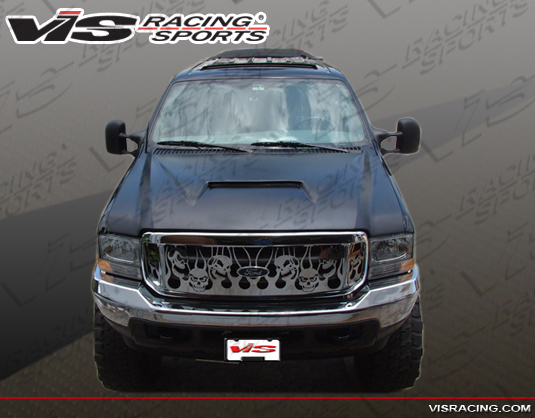 1999-2007 Ford F250 Fiber Glass Outlaw Type 1 Hood