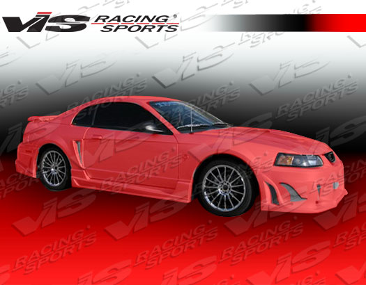 1999-2004 Ford Mustang 2Dr Ballistix Side Skirts