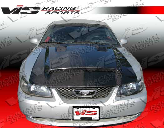 1999-2004 Ford Mustang 2Dr Gt 500 Heat Extractor Carbon Fiber Ho