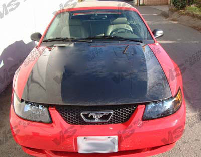 1999-2004 Ford Mustang 2Dr Oem Style Carbon Fiber Hood