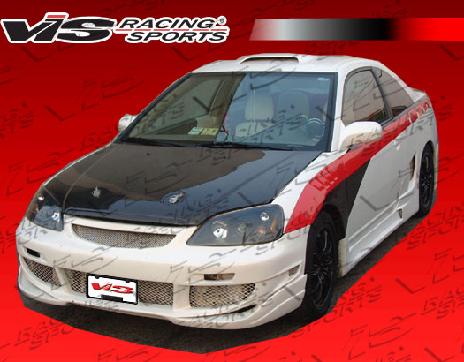 2001-2003 Honda Civic 2Dr/4Dr Oem Style Carbon Fiber Hood