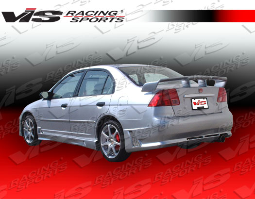 2001-2005 Honda Civic 4Dr Octane Side Skirts