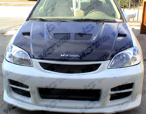 2004-2005 Honda Civic 2Dr/4Dr Evo Carbon Fiber Hood