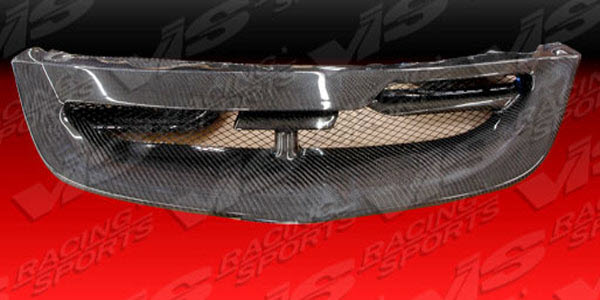 2004-2005 Honda Civic Si HB Techno R Carbon Fiber Front Grill