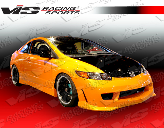 2006-2011 Honda Civic 2Dr Techno R 2 Side Skirts