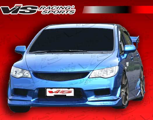 2006-2011 Honda Civic 4Dr Jdm Ballistix Front Bumper