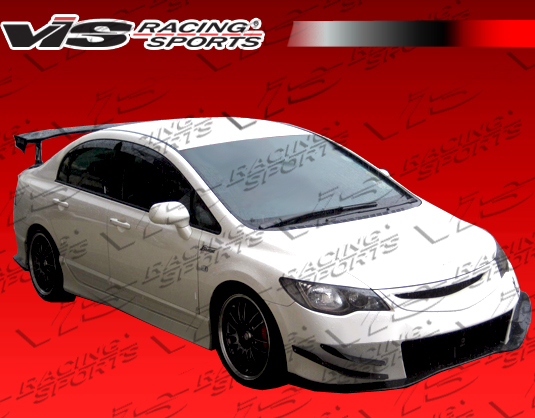 2006-2011 Honda Civic 4Dr J Speed Side Skirts