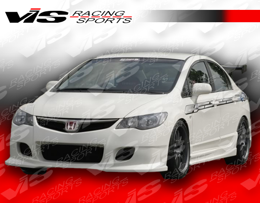 2006-2011 Honda Civic 4Dr Jdm Wings Front Bumper