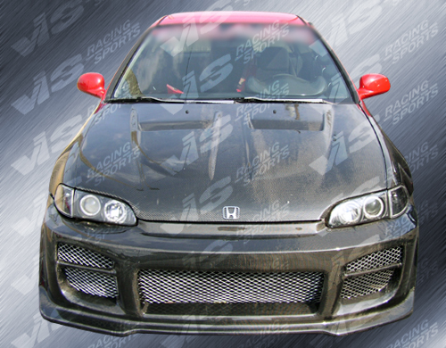 1992-1995 Honda Civic Hb/2Dr Xtreme Gt Carbon Fiber Hood