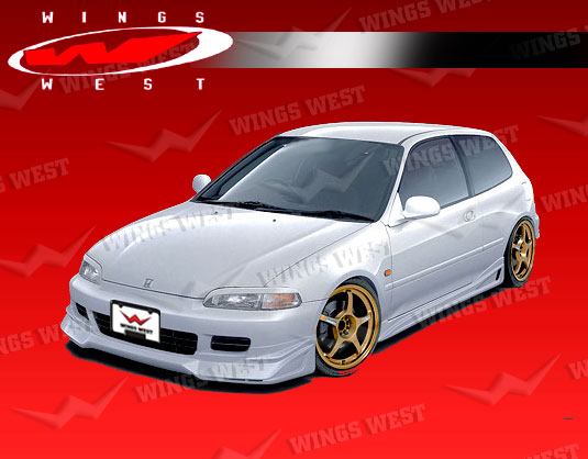 1992-1995 Honda Civic 2Dr/Hb Jpc Type B Front Lip Polyurethane