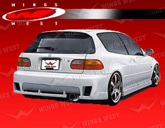 1992-1995 Honda Civic Hb Jpc Type A Rear Bumper