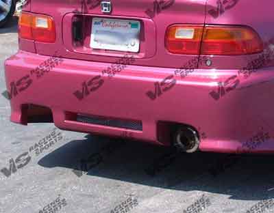 1992-1995 Honda Civic Hb Z1 Boxer Rear Bumper