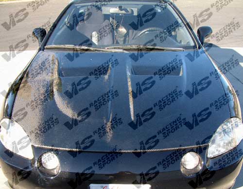 1993-1997 Honda Del Sol 2Dr Xtreme Gt Carbon Fiber Hood