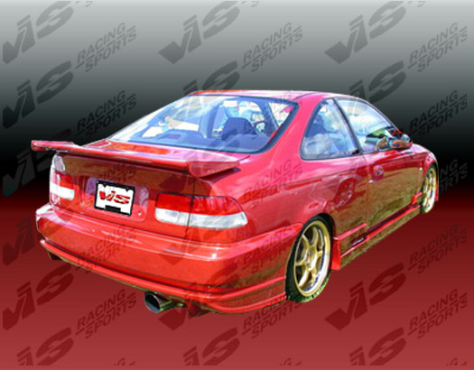 1996-2000 Honda Civic 2Dr/4Dr/Hb Ballistix Side Skirts