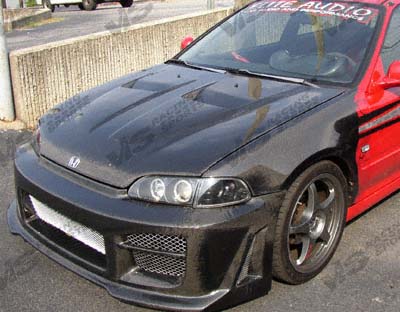 1997-2001 Honda Prelude 2Dr Xtreme Gt Carbon Fiber Hood