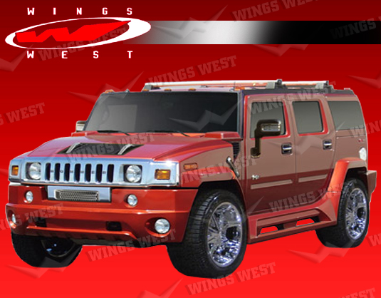 2003-2009 Hummer H2 4Dr H2 Jpc 10 Piece Aero Kit Polyurethane.