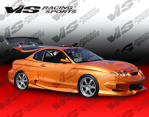 2000-2002 Hyundai Tiburon 2Dr Invader 2 Side Skirts