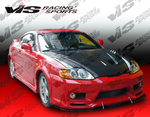 2003-2006 Hyundai Tiburon 2Dr Cyber Carbon Fiber Hood